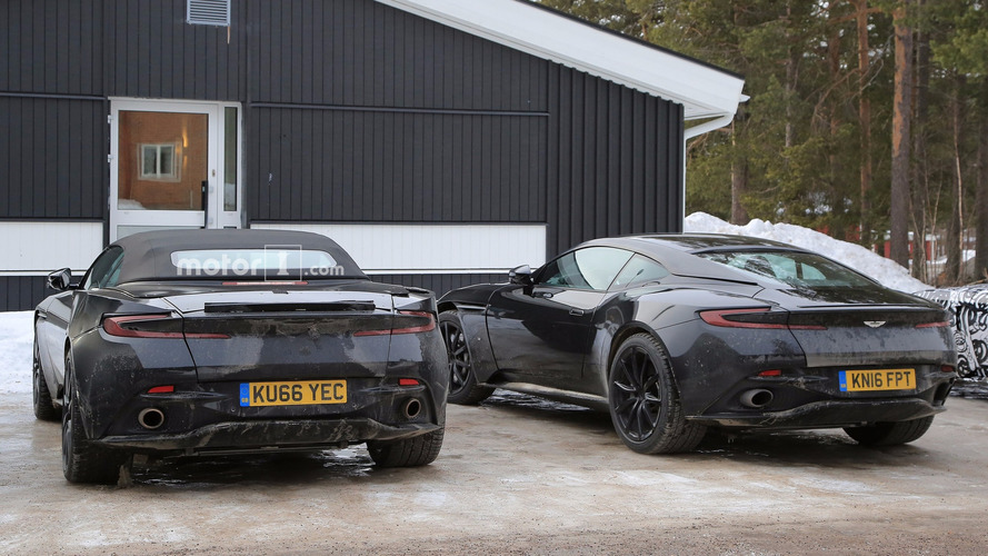 2018 Aston Martin DB11 Volante spy photo