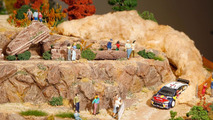 Citroen DS3 with scale rally scene