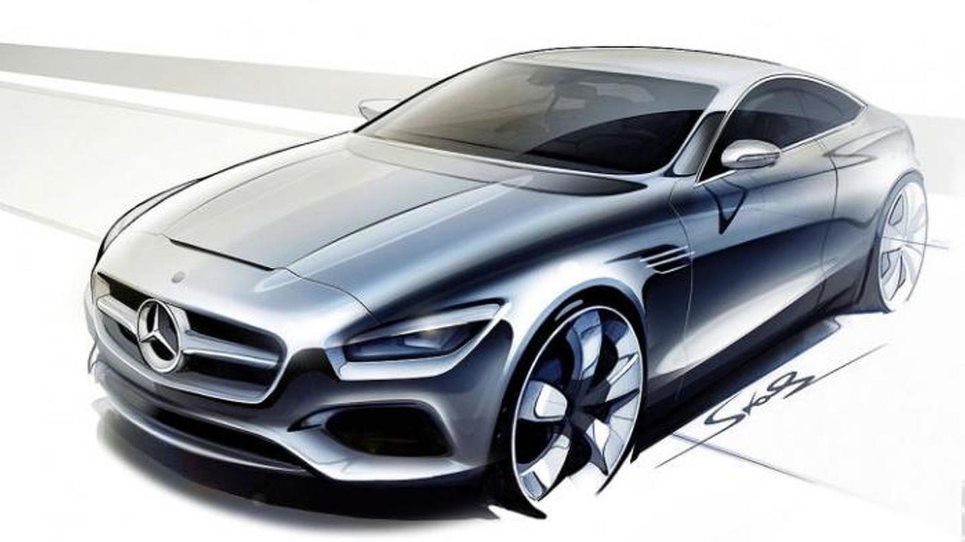 Mercedes-Benz S-Class Coupe sketches leaked ?