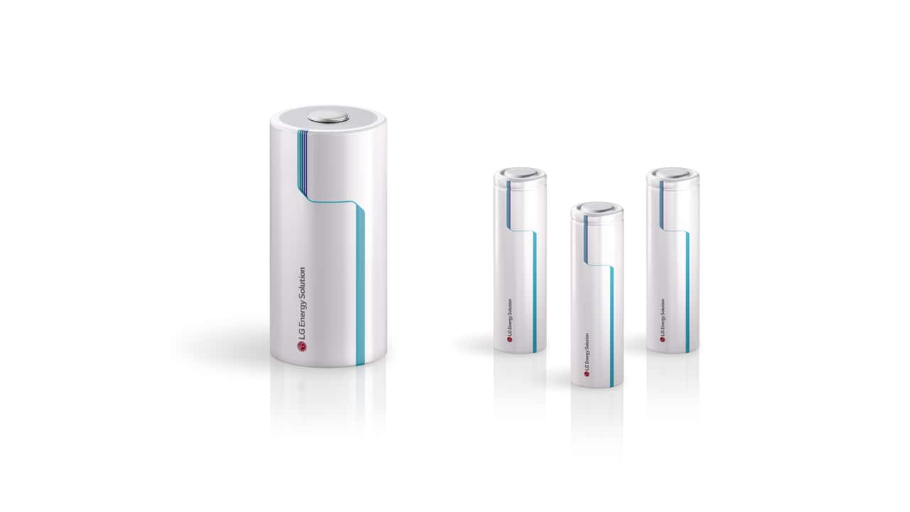 LGES cylindrical battery cells