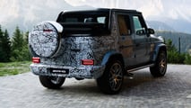 2027 Mercedes-AMG G63 Cabriolet partially camouflaged prototype