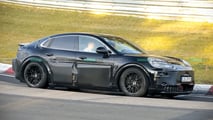 Porsche Cayenne Coupé EV (2027) Prototyp auf der Nordschleife