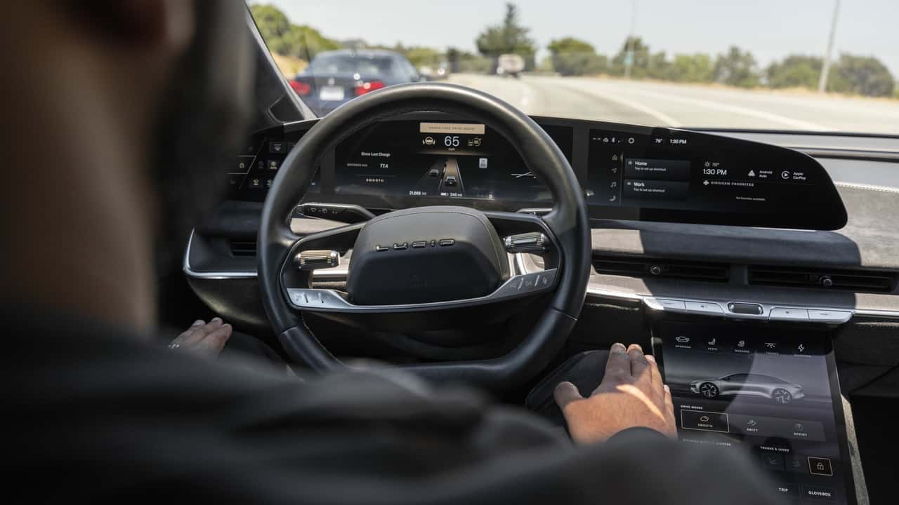 Lucid Air hands-free driving