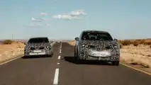 New BMW iX3 Prototype With Neue Klasse Sedan