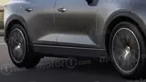 Porsche Cayenne Coupé elettrica (2025), il render di Motor1.com