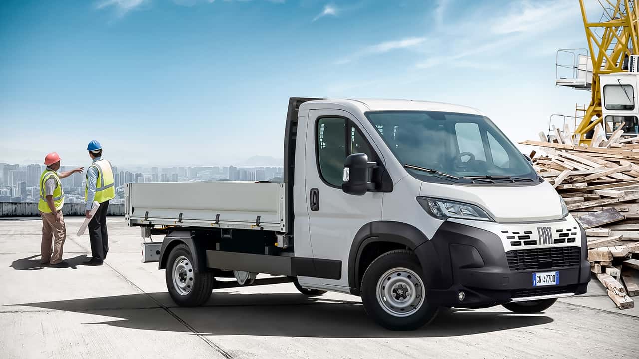 Fiat Ducato (2024) als Kipper, Dreiseitenkipper und Pritschenwagen 