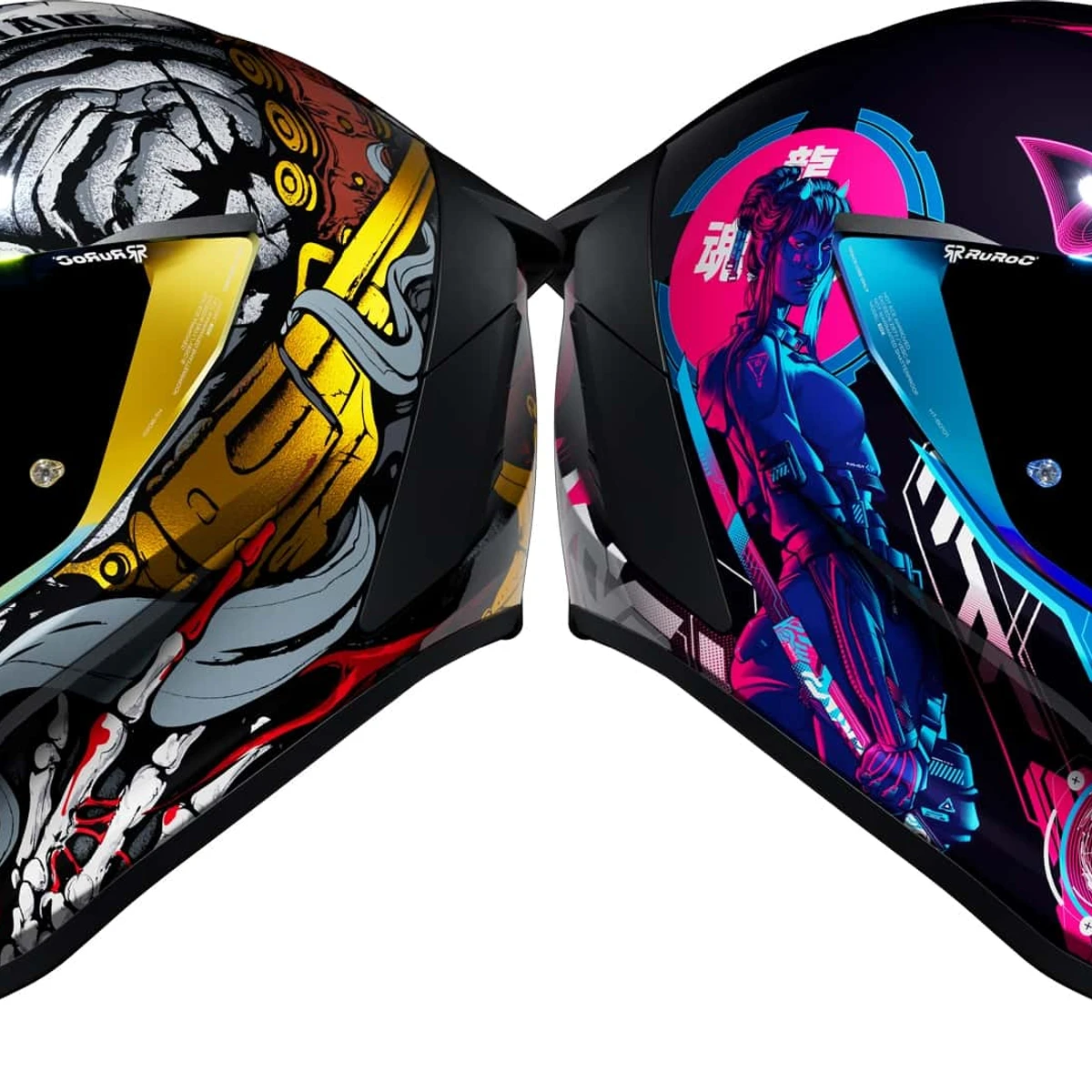 dot steampunk motorcycle helmet Vintage Leather German Style (DOT) UV protection Ruroc Introduced Four New Designs,