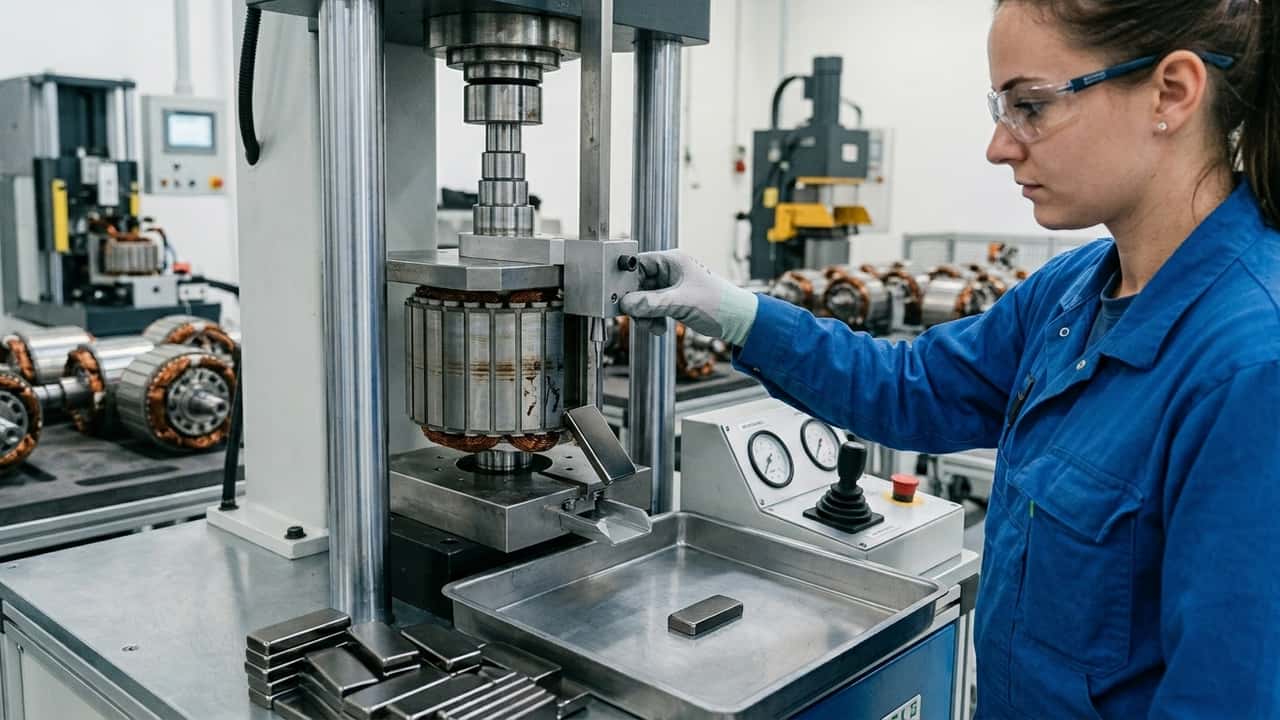 I magneti dei motori EV tornano nuovi senza essere riciclati