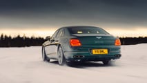 Bentley Flying Spur Buz üzerinde hız rekoru