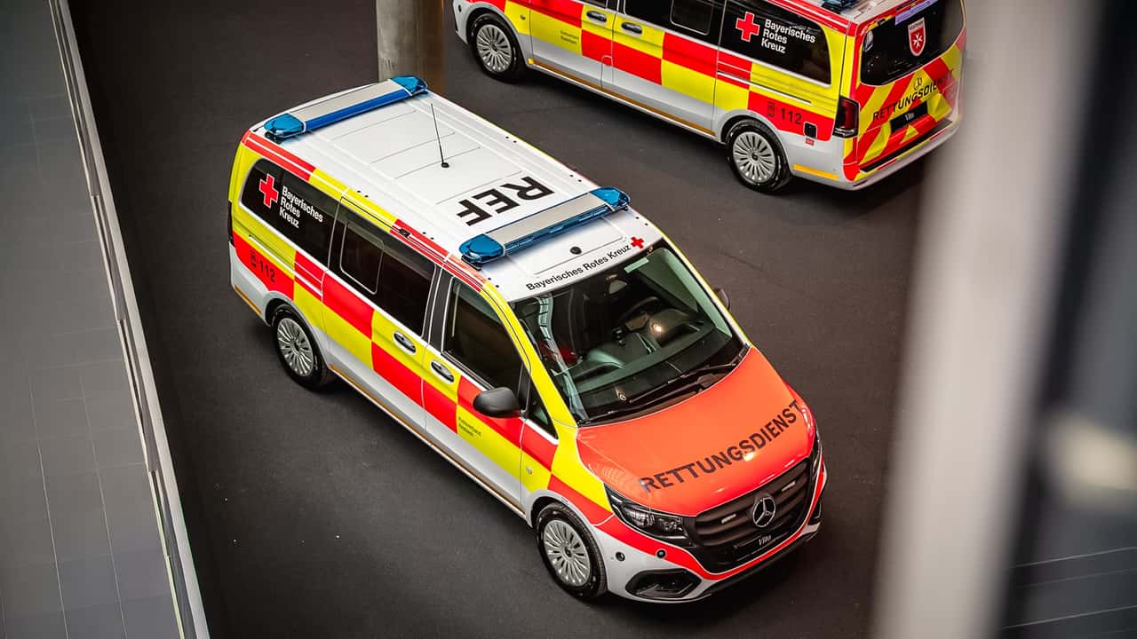 Mercedes-Benz Vito Tourer für Rettungseinsätze des Bayerischen Roten Kreuzes
