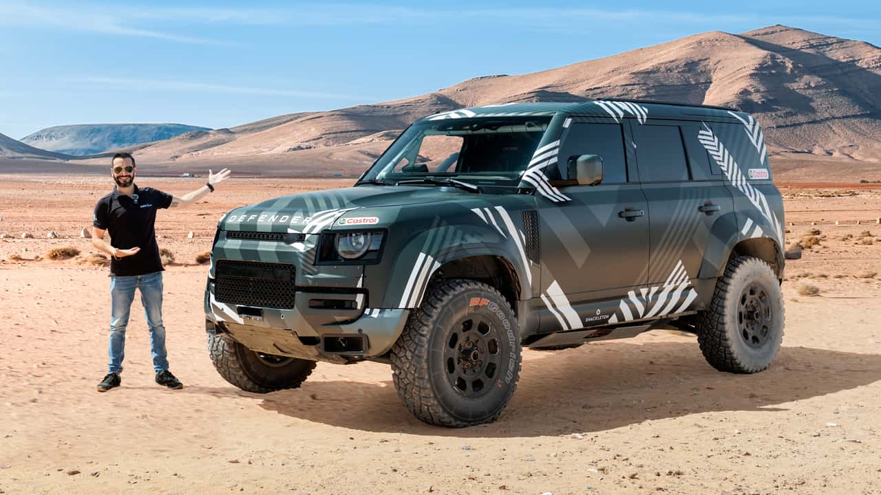 Land Rover Defender Rally D7X-R für die Rallye Dakar 2026