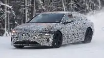 Audi A6 E-Tron Front View Spy Photo
