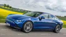 Photo - Mercedes EQC Sedan, the rendering of Motor1.com