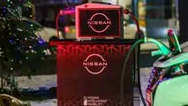 Nissan Sunderland Plant Christmas lights powered by 250000th UK-made Leaf