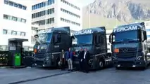 La consegna a Fercam dei primi Mercedes Actros alimentati a HVOlution