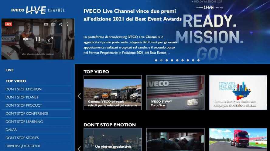 Iveco, riconoscimenti per la piattaforma digitale Live Channel