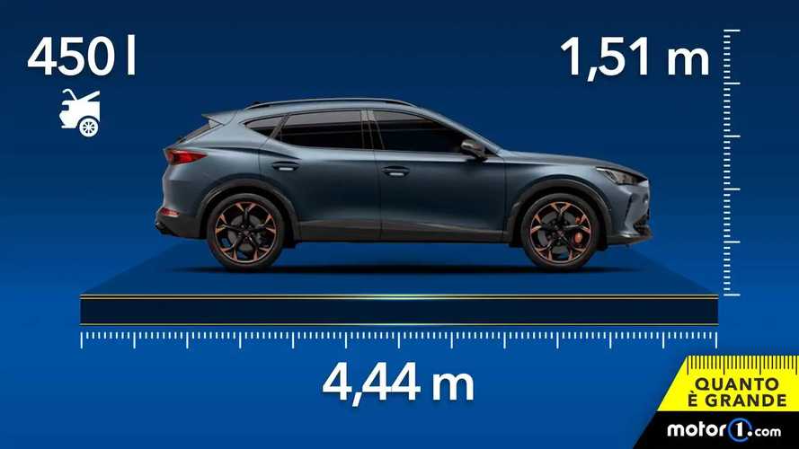 Cupra Formentor, dimensioni e bagagliaio del SUV sportivo