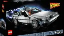 Ritorno al futuro DeLorean Lego Box Front