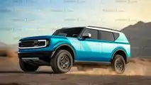 Rendering del SUV elettrico Scout