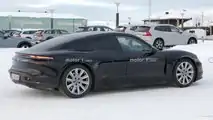 2024 Porsche Taycan facelift spy photo