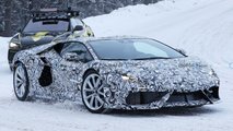 Yeni Lamborghini Aventador Halefi Casus Fotoğrafları