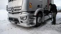 FOTO - Mercedes eActros: test al Circolo Polare