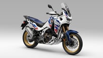 2024 Africa Twin Adventure Sports ES DCT - Studio - Pearl White - Front Right Angle View 2