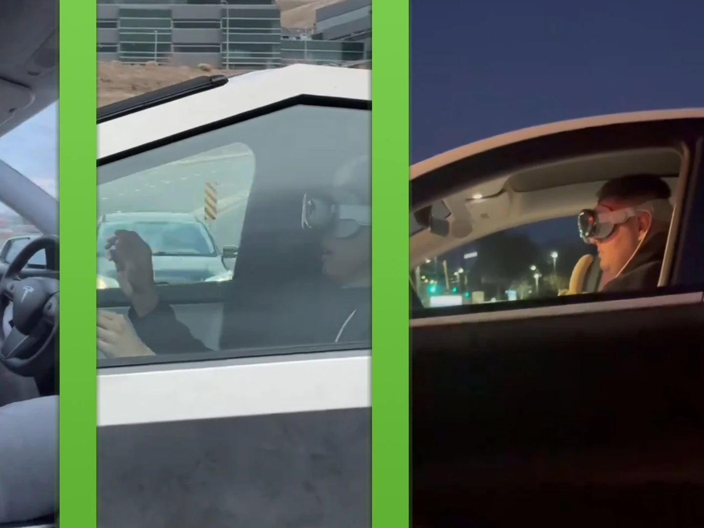 Nerds In Teslas Keep Getting Caught Driving With Apple Vision Pro