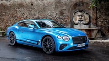 La Bentley Continental GT Azure a Roma