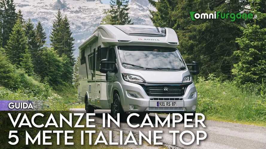 Vacanze in camper, ecco 5 mete italiane da visitare assolutamente