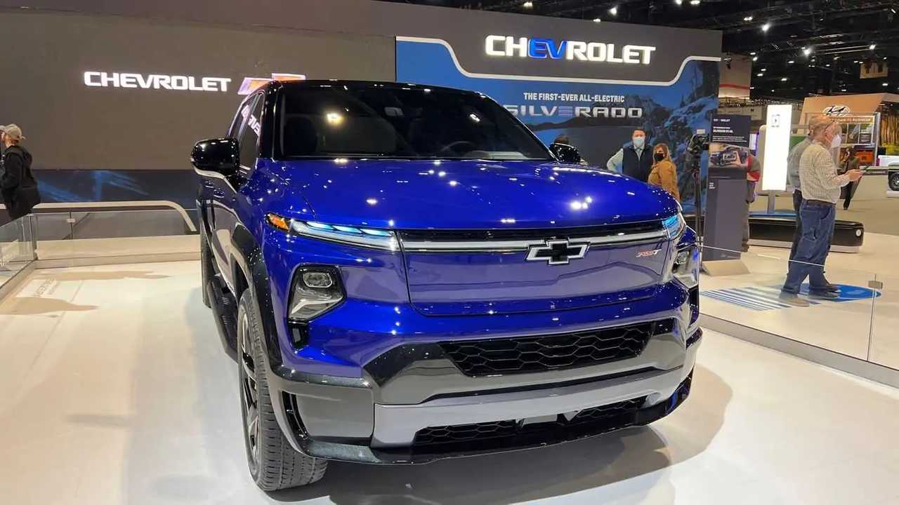 Chevrolet Silverado EV at the 2022 Chicago Auto Show