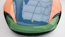 Porsche Taycan 4 Cross Turismo Kunstauto von Sean Wotherspoon Hood