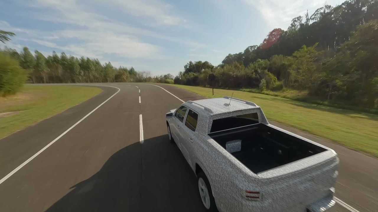 Chevrolet Montana 2023 - Testes de desenvolvimento