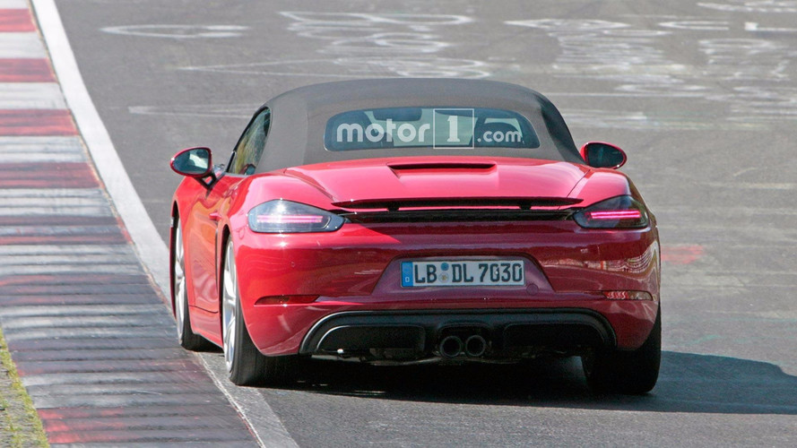 Porsche Boxster GTS fotos espía