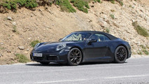Yeni Porsche 911 Convertible casus fotoğraflar