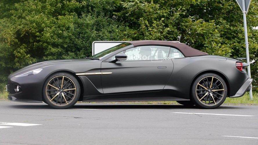 Aston Martin Vanquish Zagato Volante Spy Shots