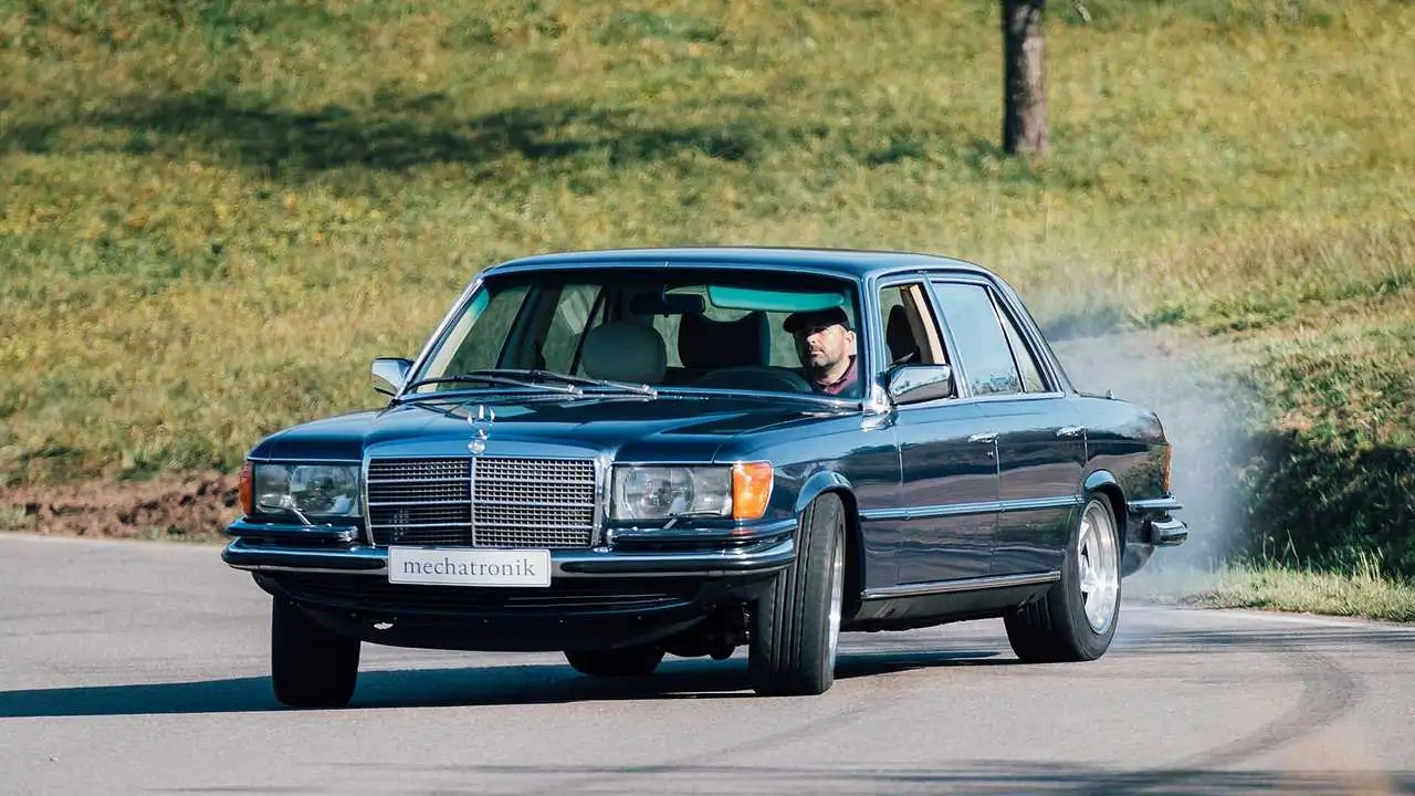Diese Mercedes S Klasse W 116 Hat Einen Modernen Amg Motor