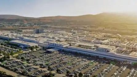 UPDATE: Tesla's Fremont Factory Reopens - Parts Shortage Led To Shutdown tesla fremont factory aerial
