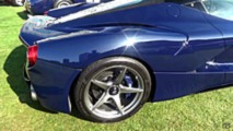 Nick Mason LaFerrari Blu Pozzi at London Concours