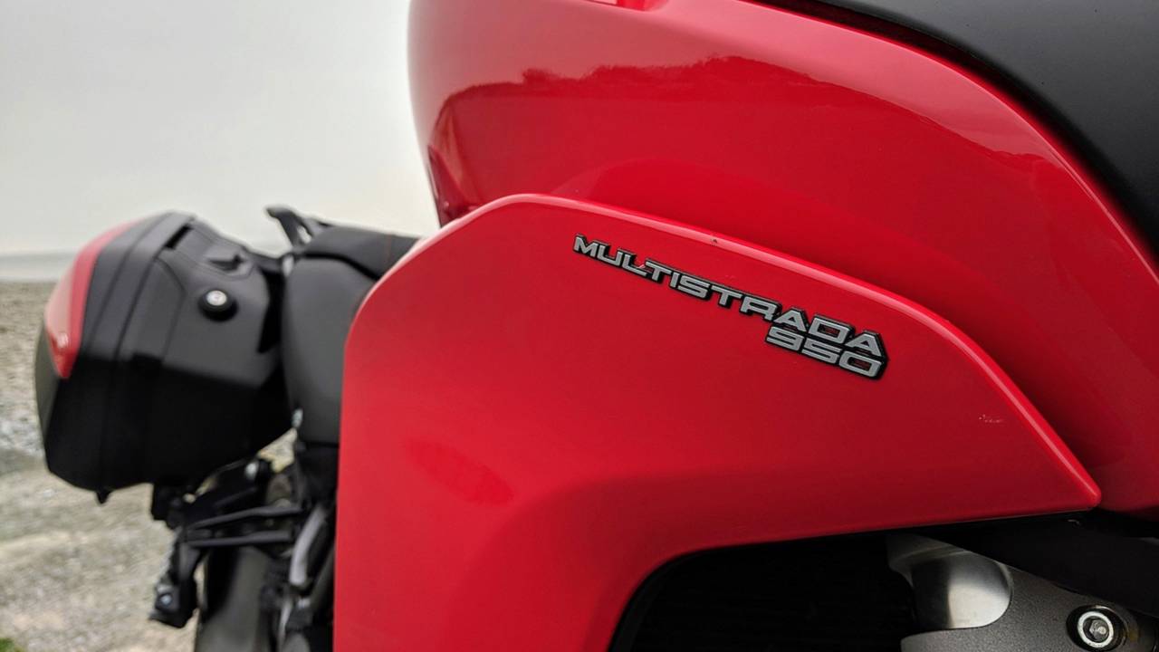 Fit and finish is good on the Multistrada 950, as you would expect.