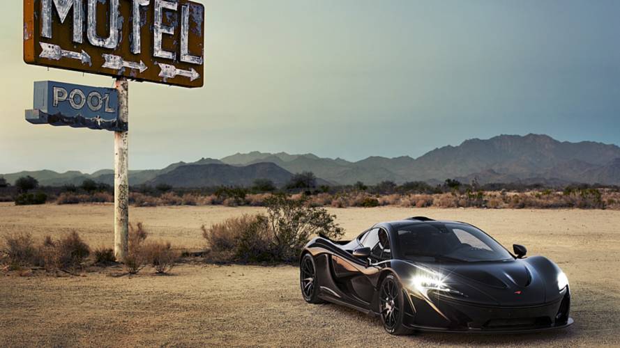 McLaren P1 in the desert