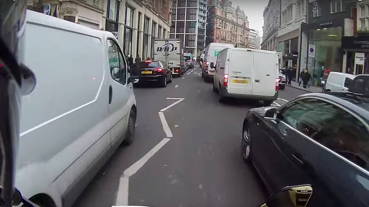 <em>London streets are narrow and traffic-filled, making scooters one of the best ways to get around.</em>