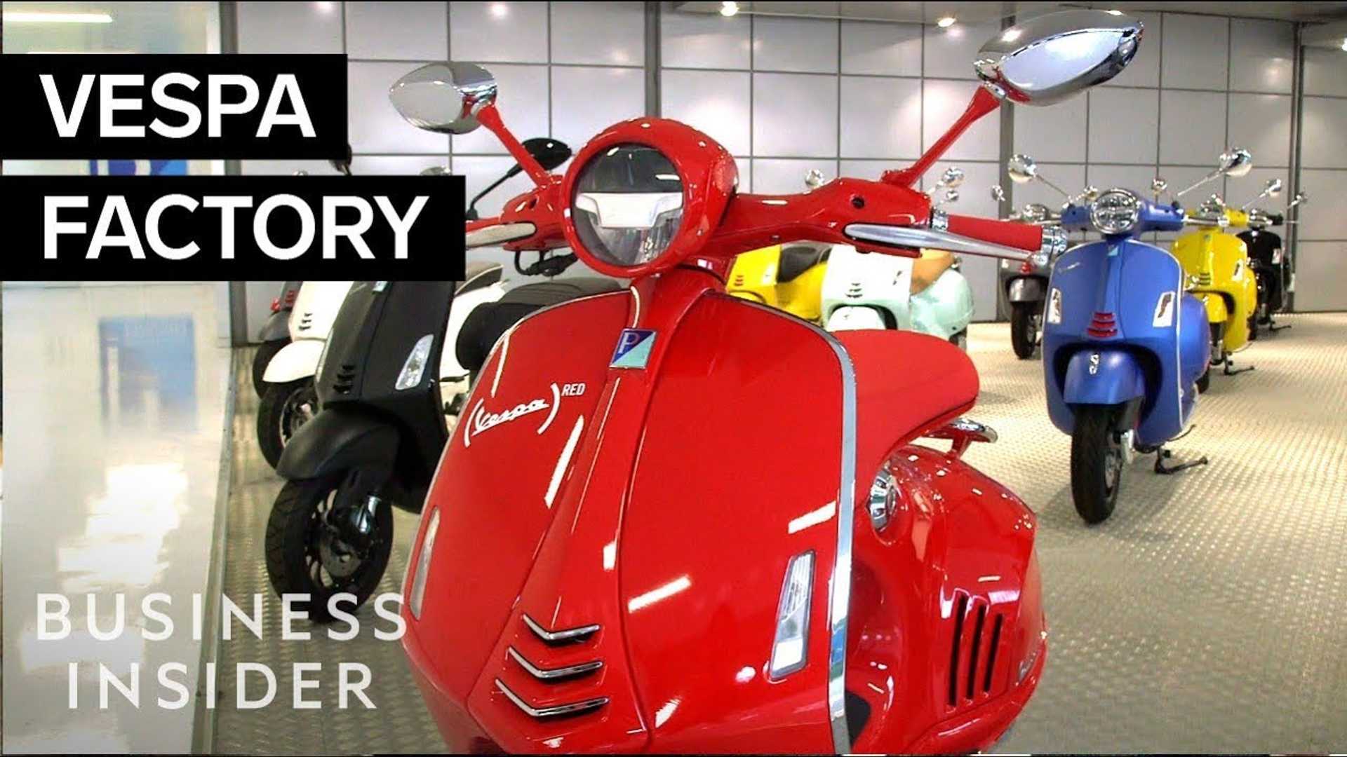 factory tour vespa