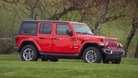 Jeep Wrangler Diesel Spy Shot