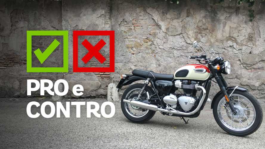 Triumph Bonneville T100, pro e contro