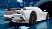 Pininfarina Battista wind tunnel performance tests