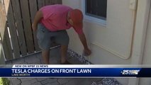 Tesla Driver “Borrows” Electricity From House Without Warning Owner