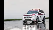 Mitsubishi Outlander e Lancer Evo, auto di sicurezza per la Pikes Peak 2013