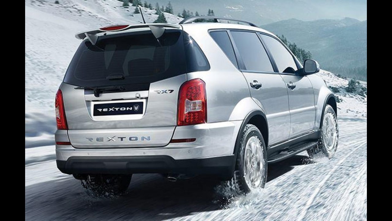 SsangYong mostra SUV Rexton reestilizado na Coreia do Sul