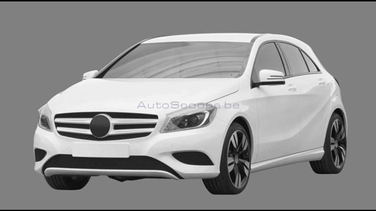 Vazam imagens do Novo Mercedes Classe A